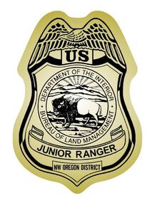 Junior Ranger Badge Stickers