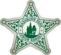 Star Shaped Junior Park Ranger Stickers
