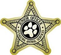junior officer animal services badge stickers