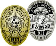 paper junior officer badges labels and stickers
