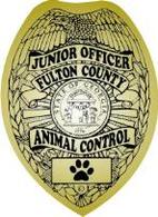 Junior Officer Animal Control Badge Stickers