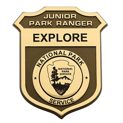 National Park Service Plastic Junior Ranger Badge
