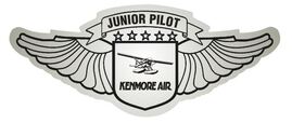 junior flight attendant wing stickers