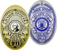 junior officer badge labels