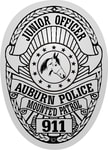 junior officer mounted police badge stickers for kids