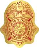Junior Firefighter Badge Stickers
